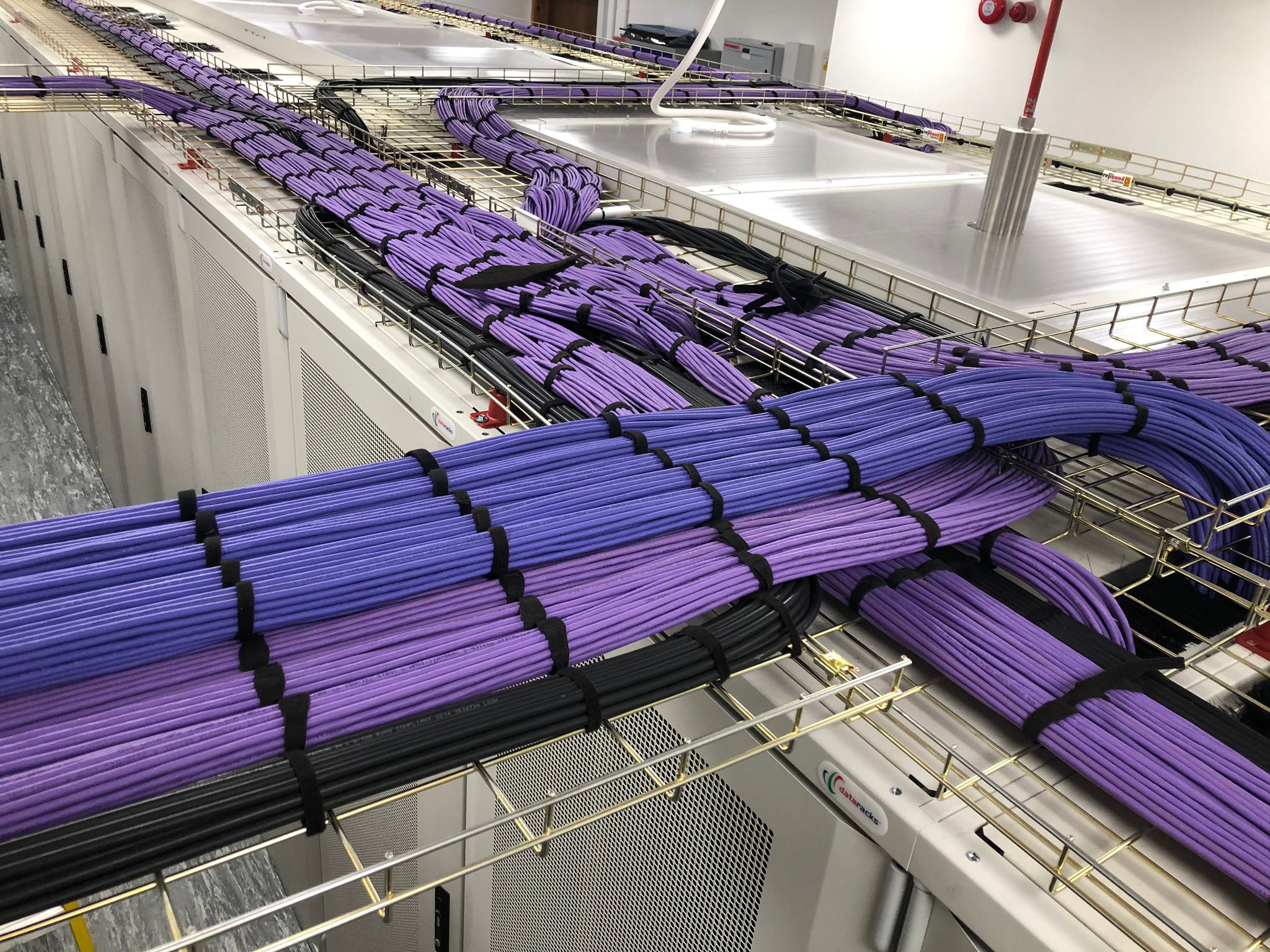 High-density copper, dressed into the tray